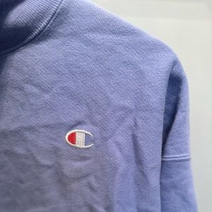 Lilac Champion High Screw Neck Sweatshirt
